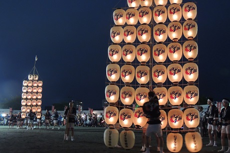 泉の夏祭りに参加